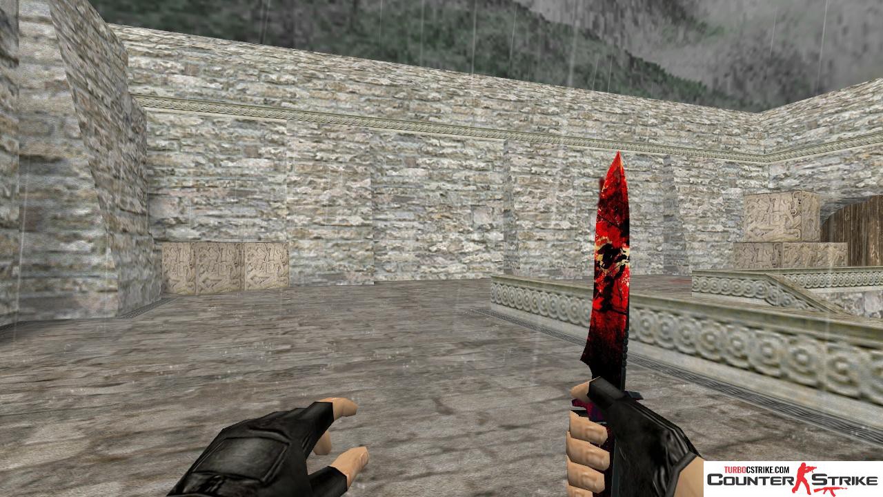 Стандартная модель ножа «Red Nature» для CS 1.6