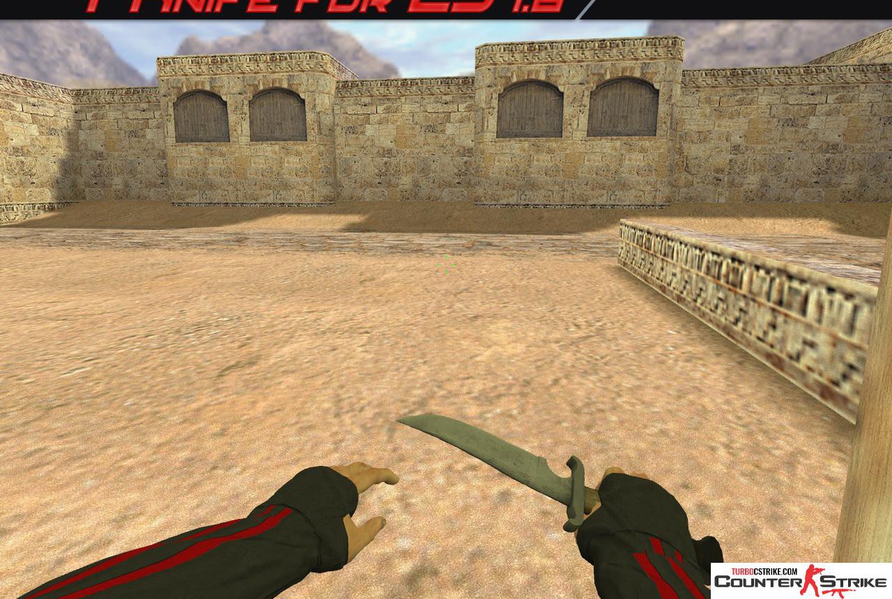 Стандартная модель ножа террористов из CSGO для CS 1.6