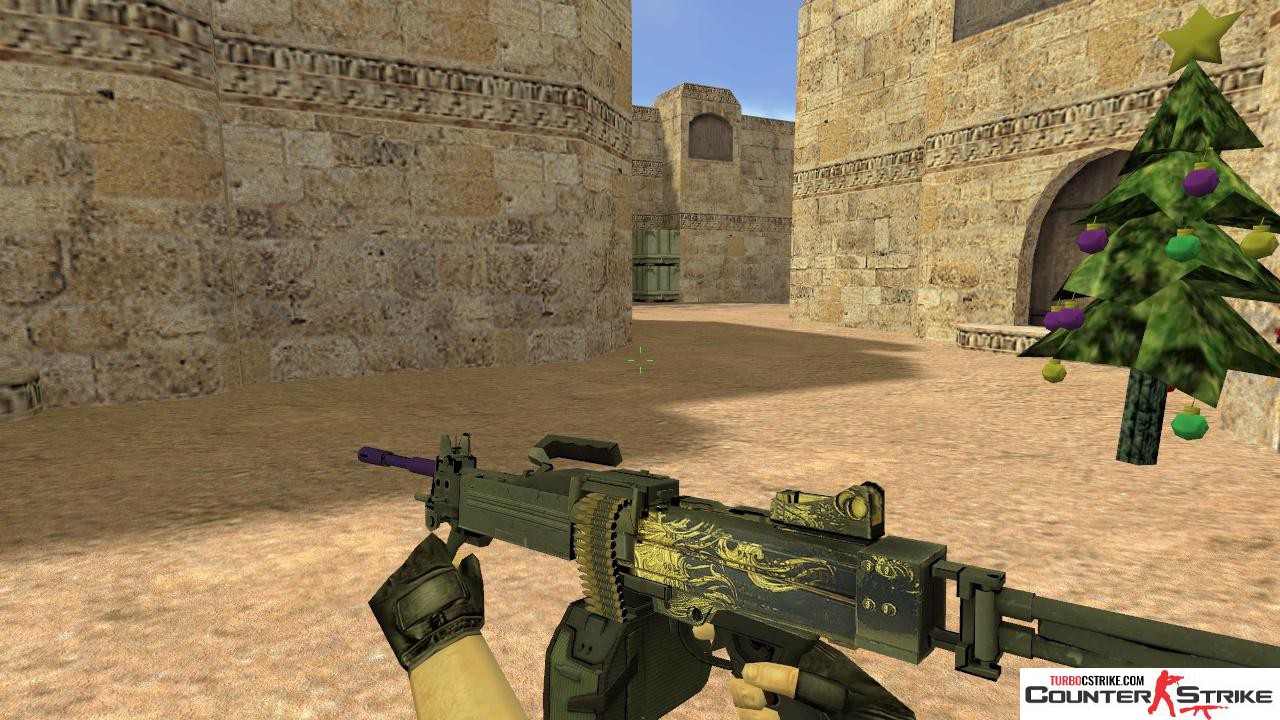 Модель HD Negev «Боец» с анимацией осмотра для CS 1.6