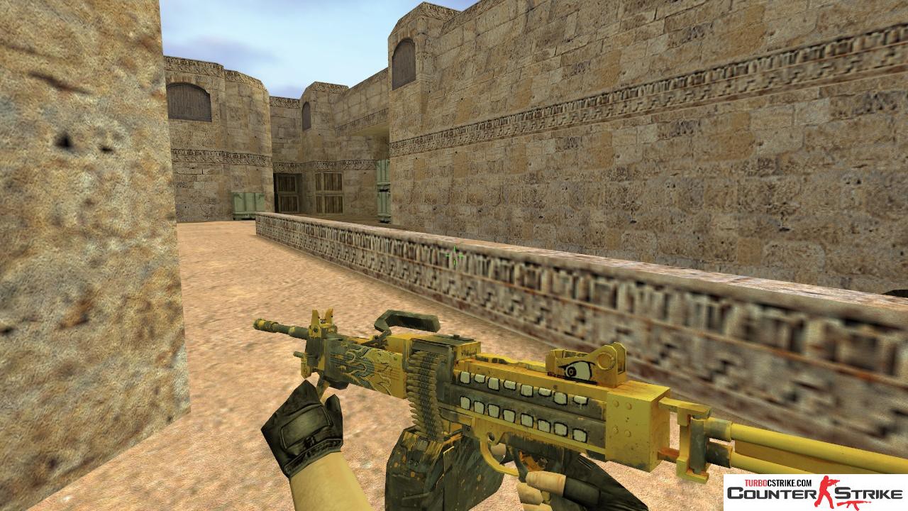 Модель HD Negev «Крикун» с анимацией осмотра для CS 1.6