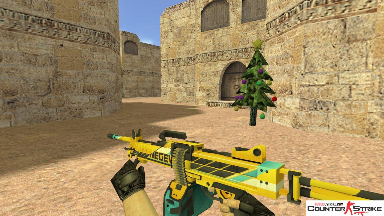 Модель HD Negev «Погрузчик» с анимацией осмотра для CS 1.6