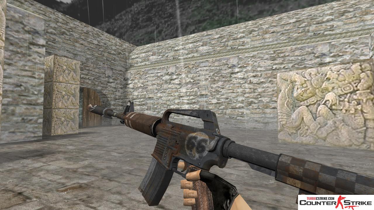 Модель HD M4A1-S «66 Gun» для CS 1.6