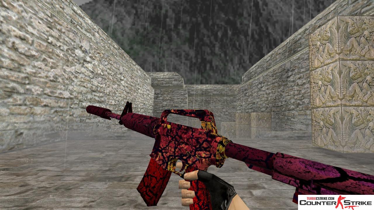 Модель HD M4A1-S «Armagedon» для CS 1.6