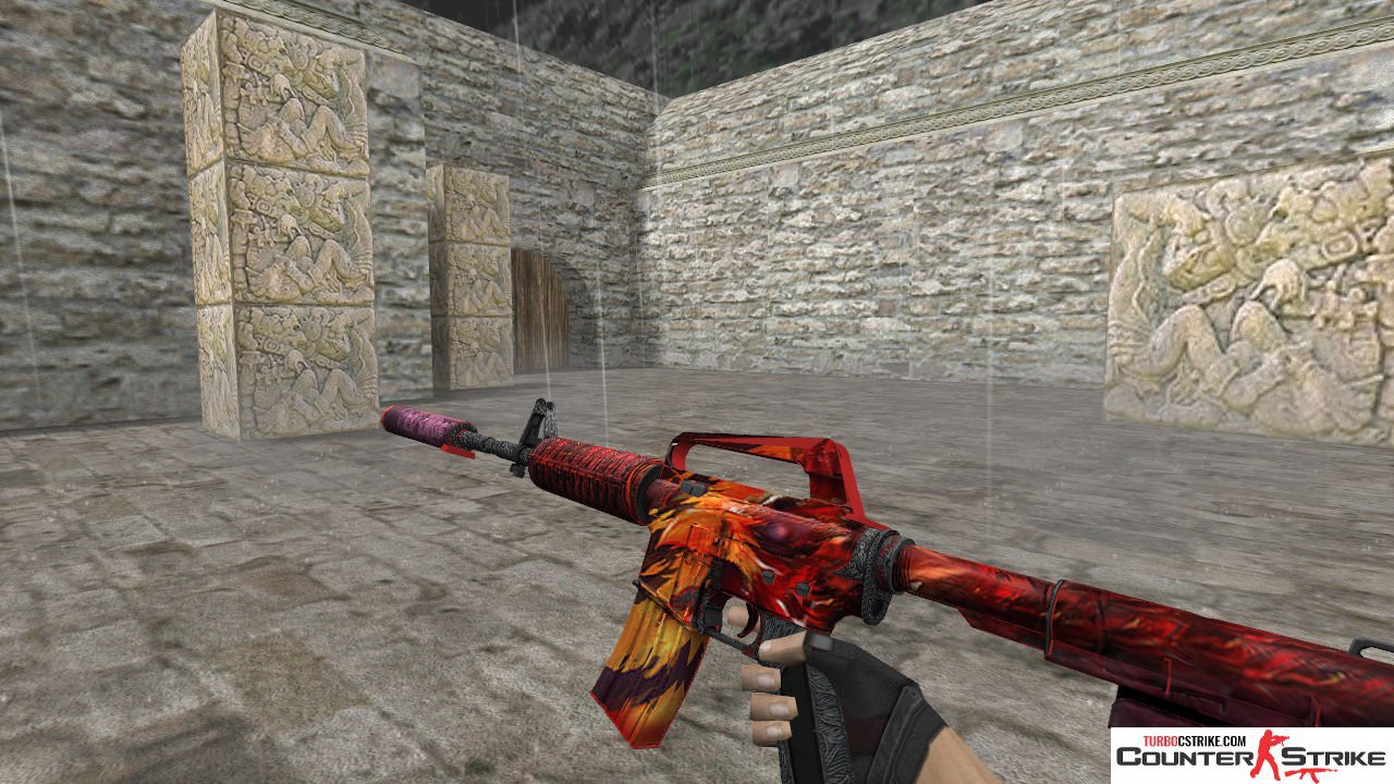 Модель HD M4A1-S «Chicken Revenge» для CS 1.6
