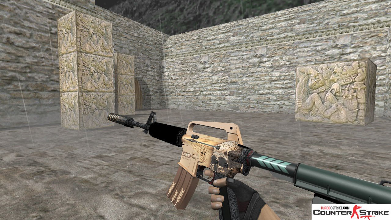 Модель HD M4A1-S «Crush» для CS 1.6