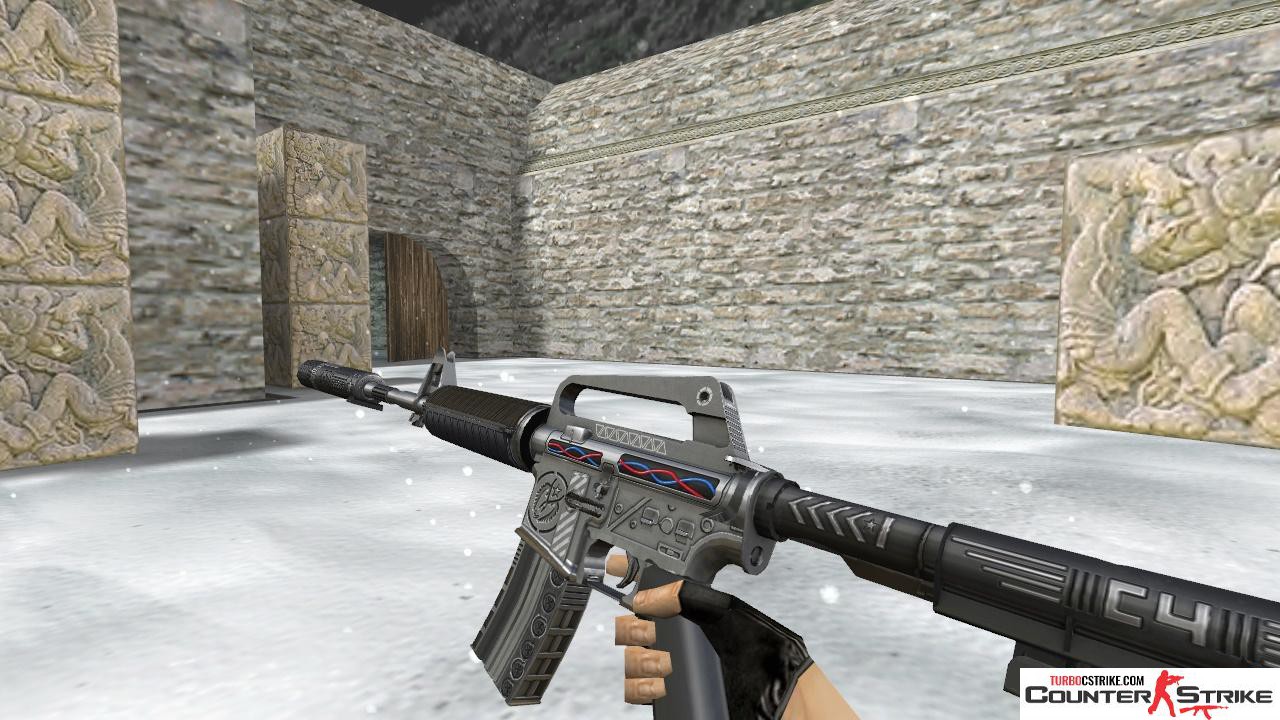 Модель HD M4A1-S «Defuser» для CS 1.6