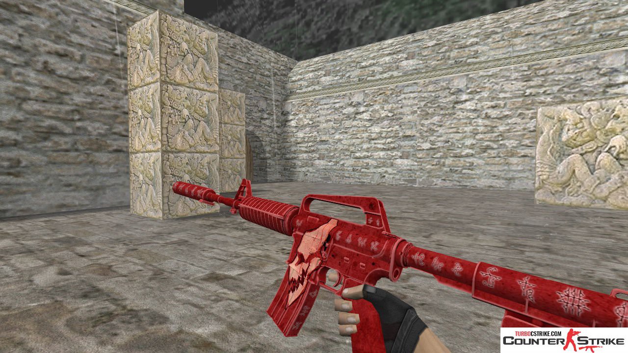Модель HD M4A1-S «Demonology» для CS 1.6