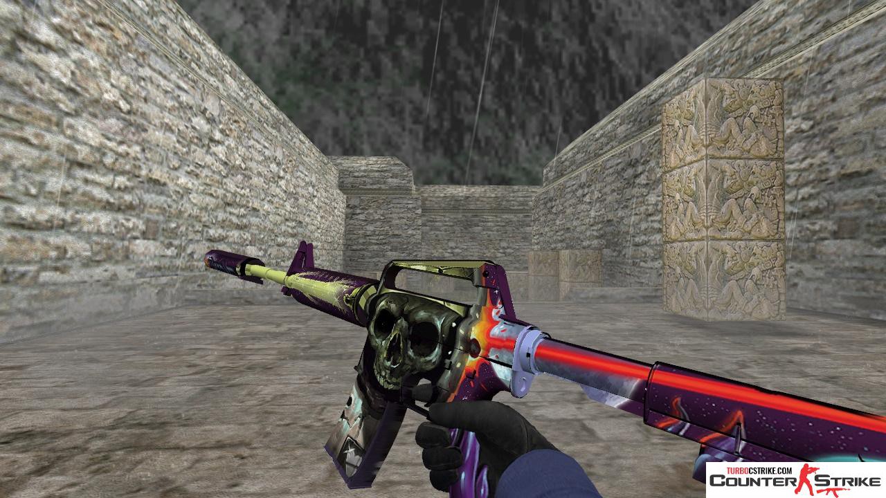 Модель HD M4A1-S «Desolate Space» для CS 1.6