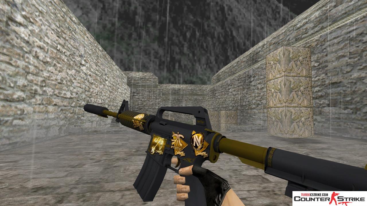 Модель HD M4A1-S «Knight Souvenir New» для CS 1.6