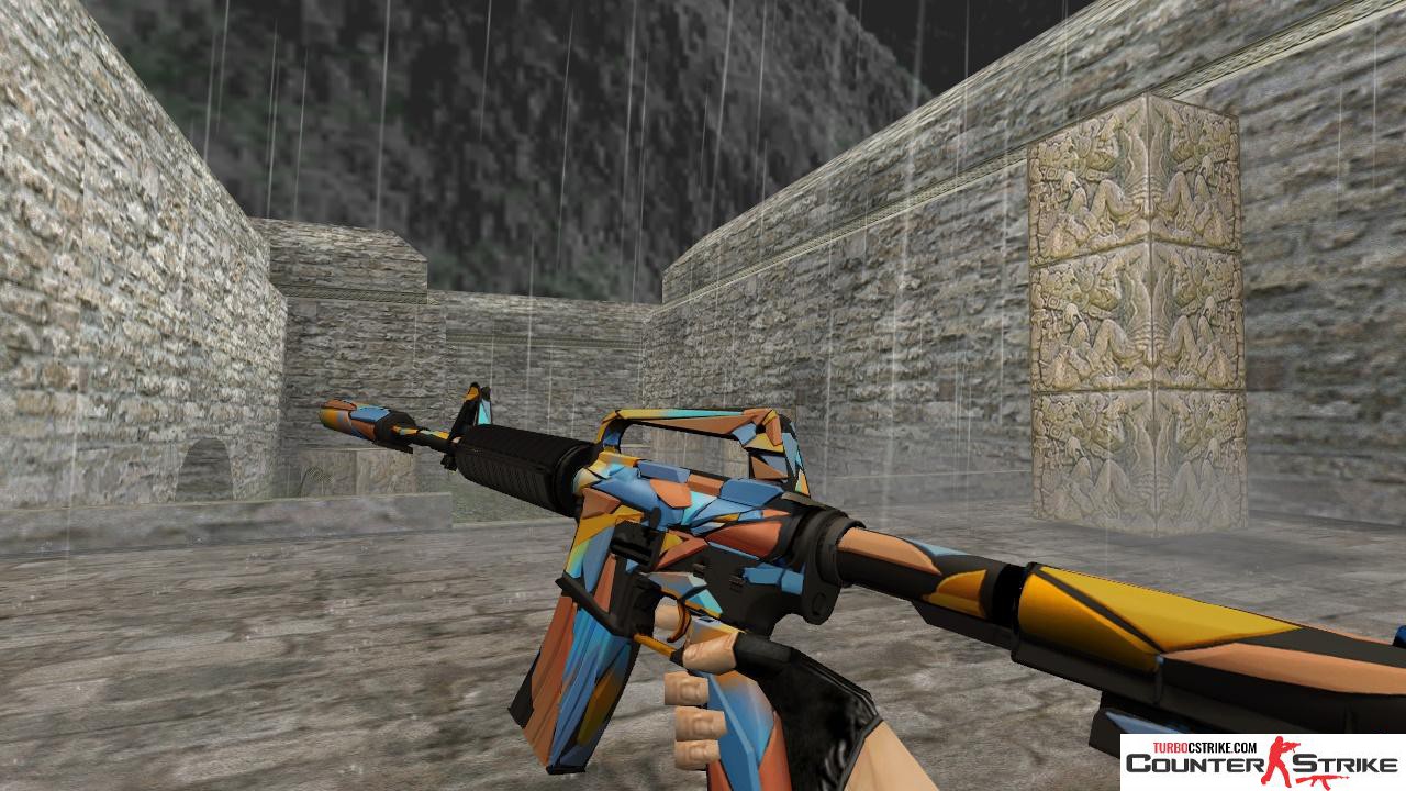 Модель HD M4A1-S «Leaded Glass» для CS 1.6