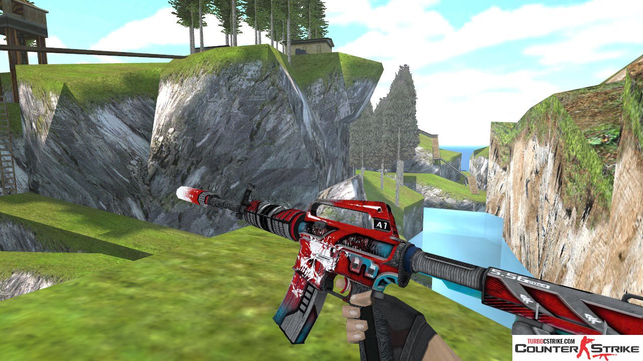 Модель HD M4A1-S «Mortal Equalizer» для CS 1.6