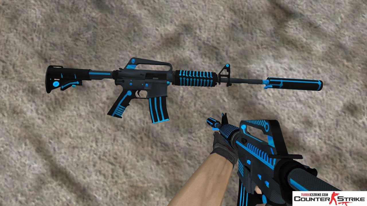 Модель HD M4A1-S «Plasmax» для CS 1.6