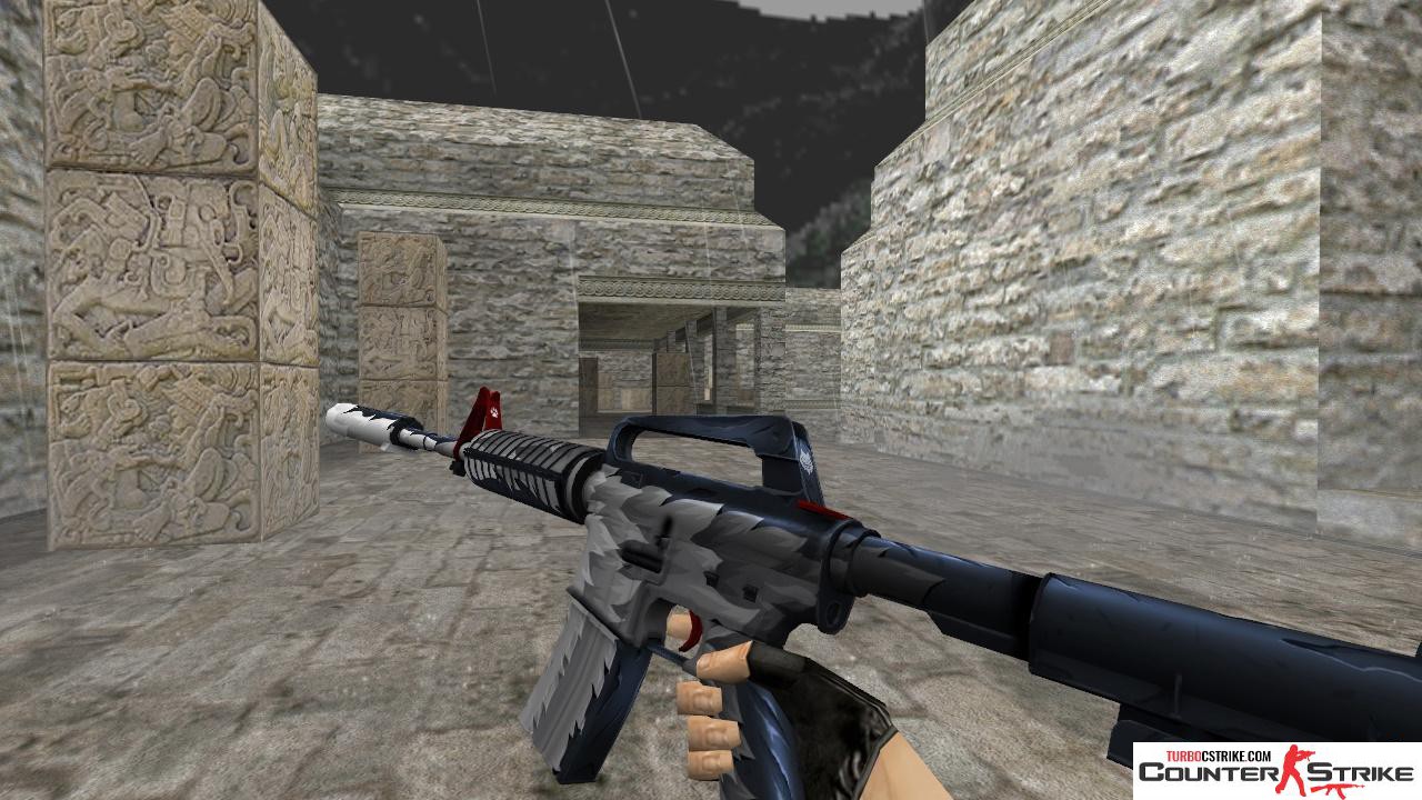 Модель HD M4A1-S «White Fang» для CS 1.6