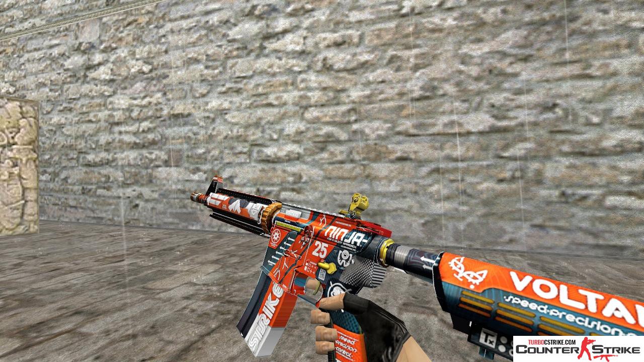 Модель HD M4A4 «Bloodsport» для CS 1.6