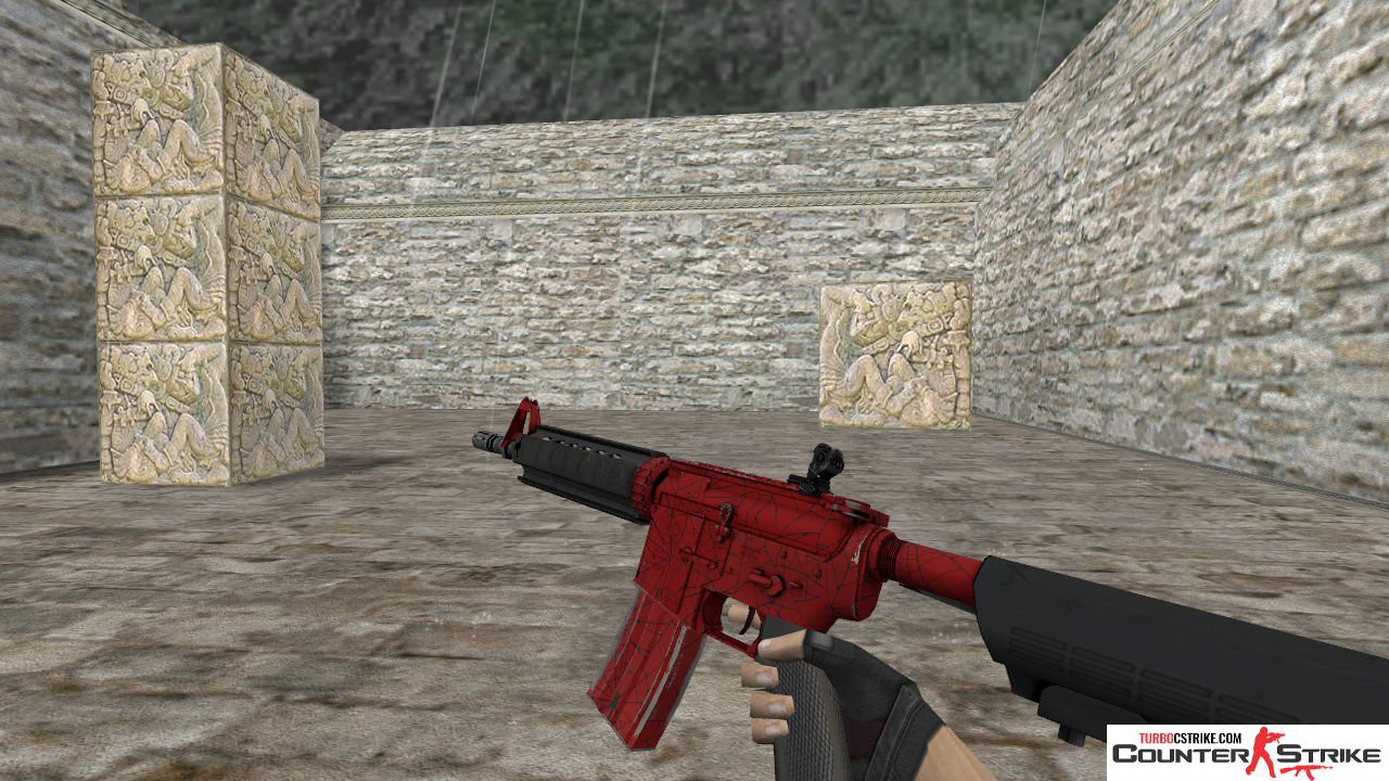 Модель HD M4A4 «Crimson Web» для CS 1.6