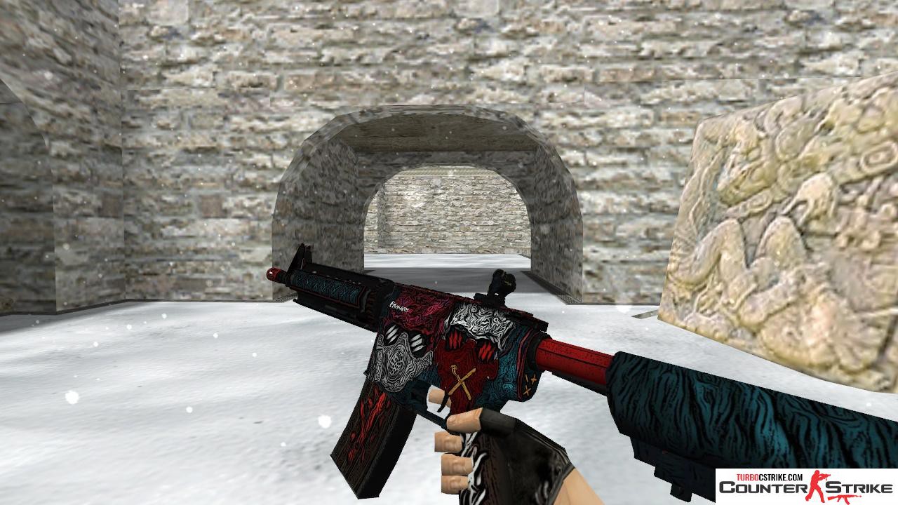 Модель HD M4A4 «Cutter» для CS 1.6