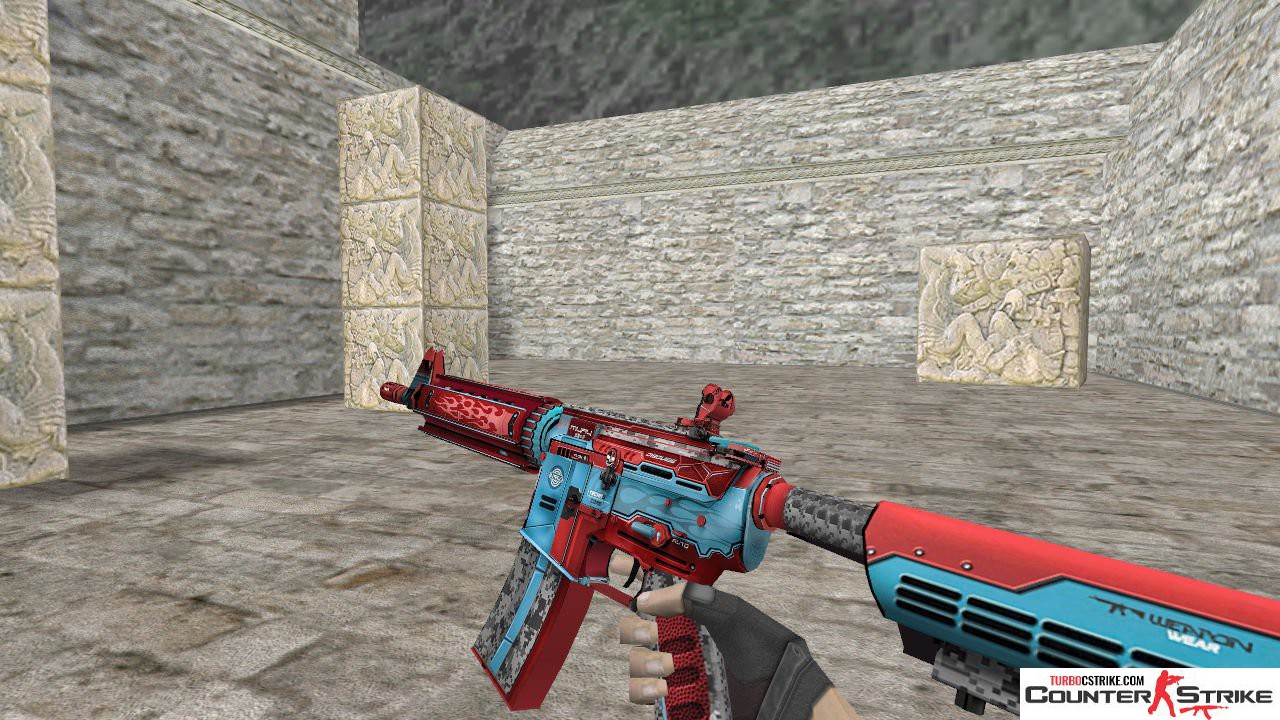 Модель HD M4A4 «Mechanical Trick» для CS 1.6