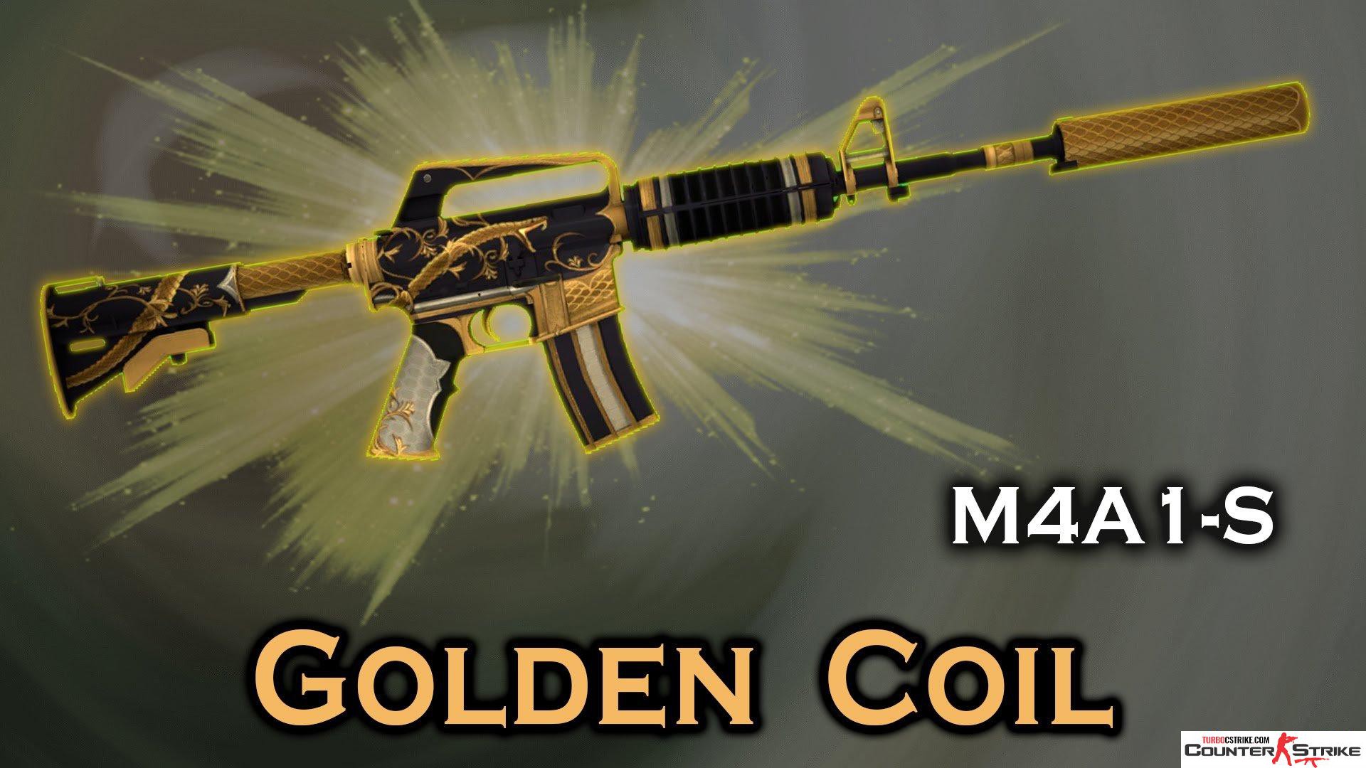 Модель M4A1 «Golden Coil» для CS 1.6