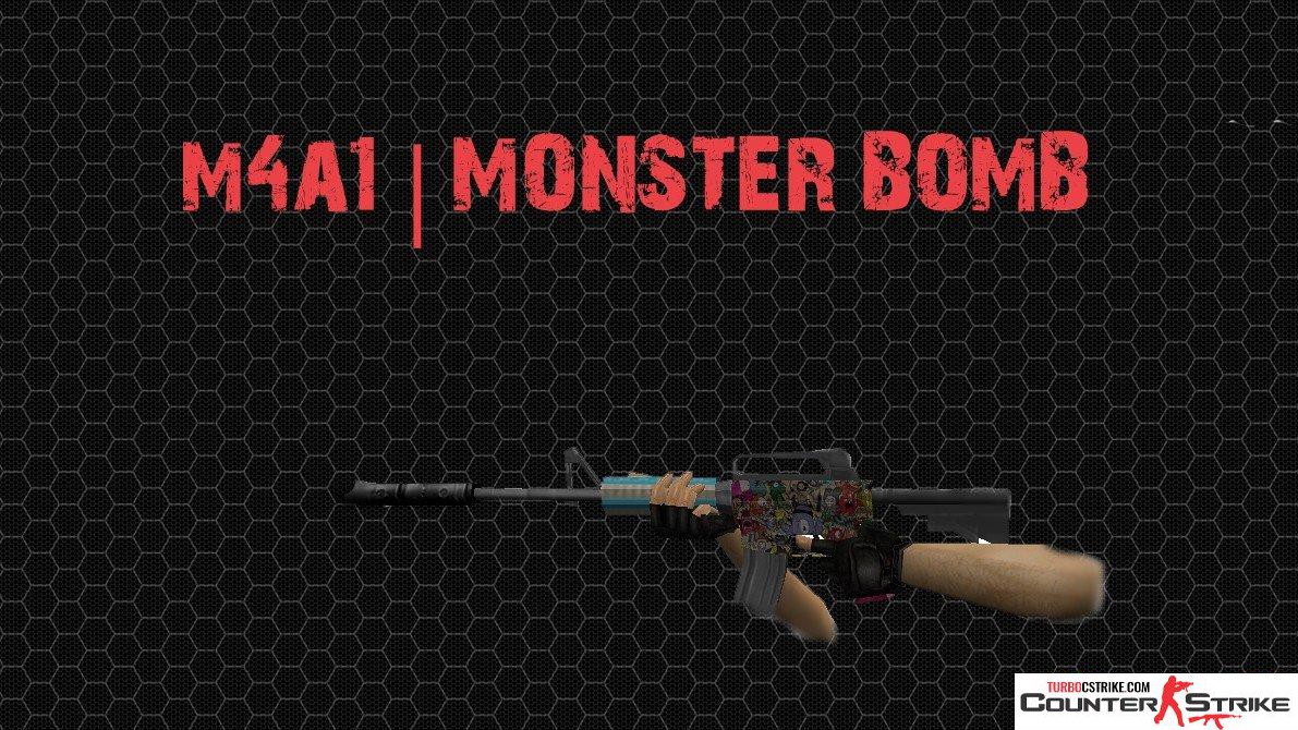 Модель M4A1 «Monster Bomb» для CS 1.6