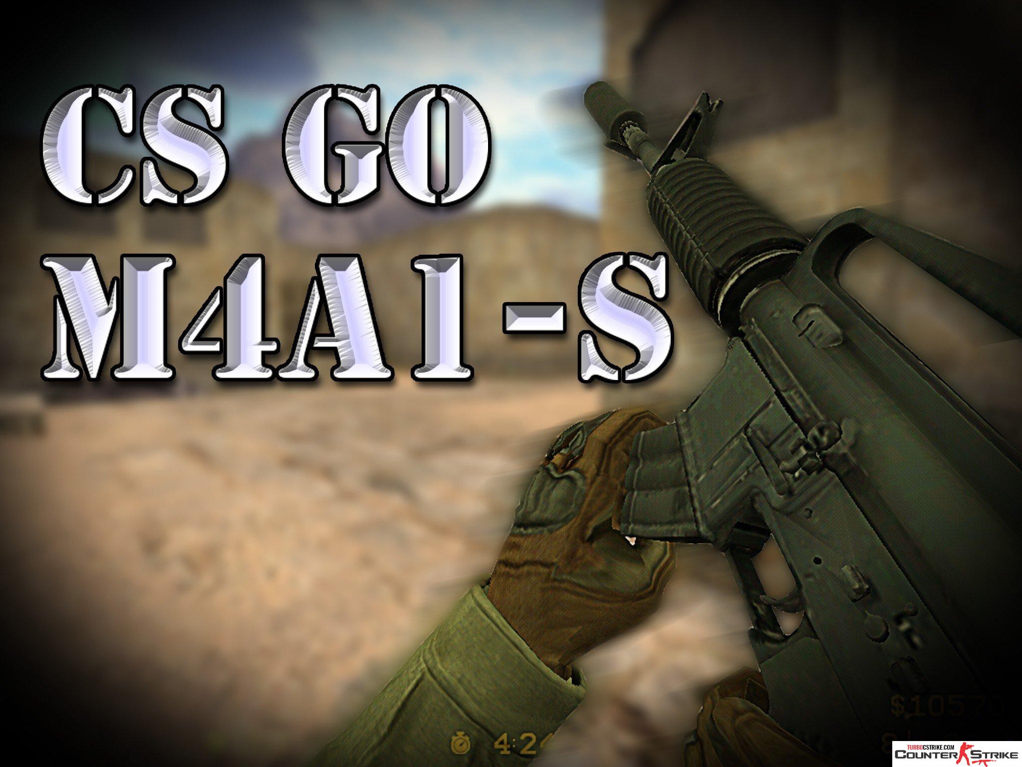 Модель M4A1-S из CSGO для CS 1.6