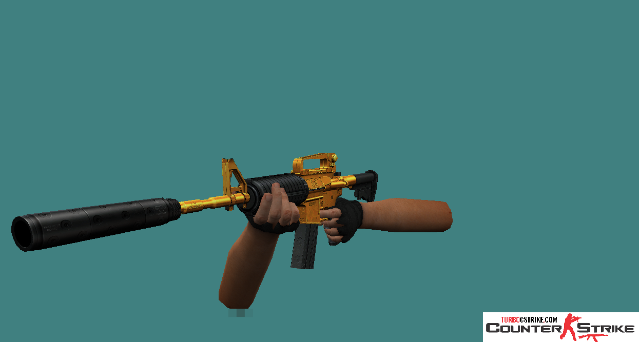 Модель M4A1 «Золото» для CS 1.6