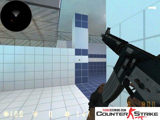 Модель M4A4 «Splatter — Брызги» для CS 1.6