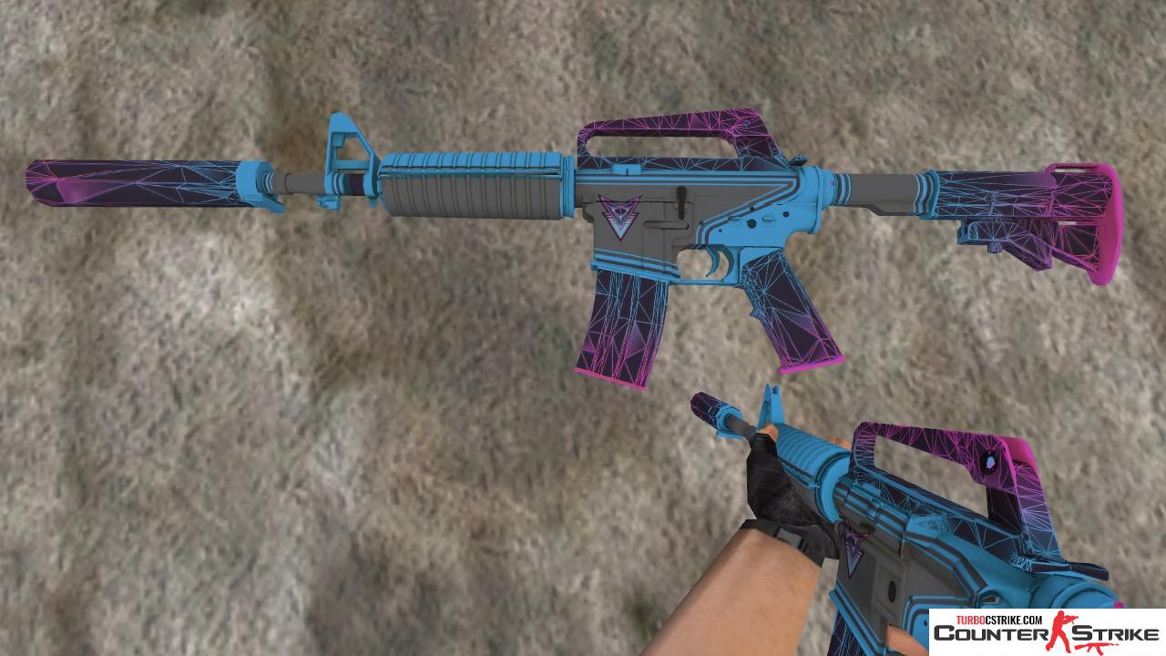 Стандартная HD модель M4A1 «Decimator» для CS 1.6