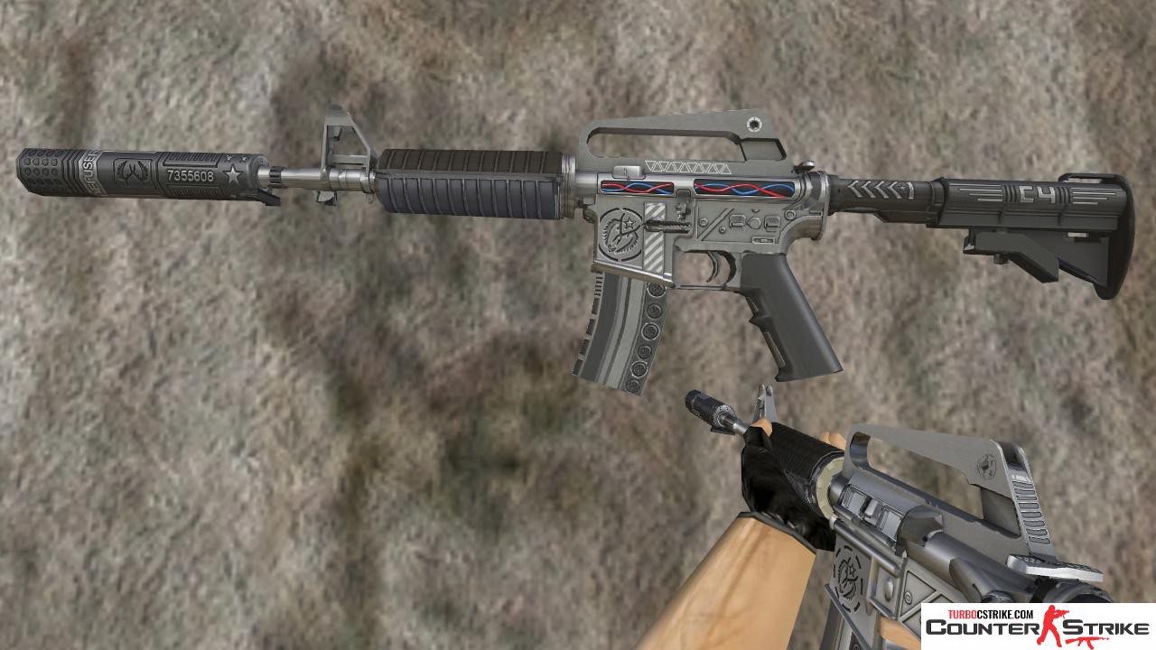 Стандартная модель HD M4A1 «Defuser» для CS 1.6
