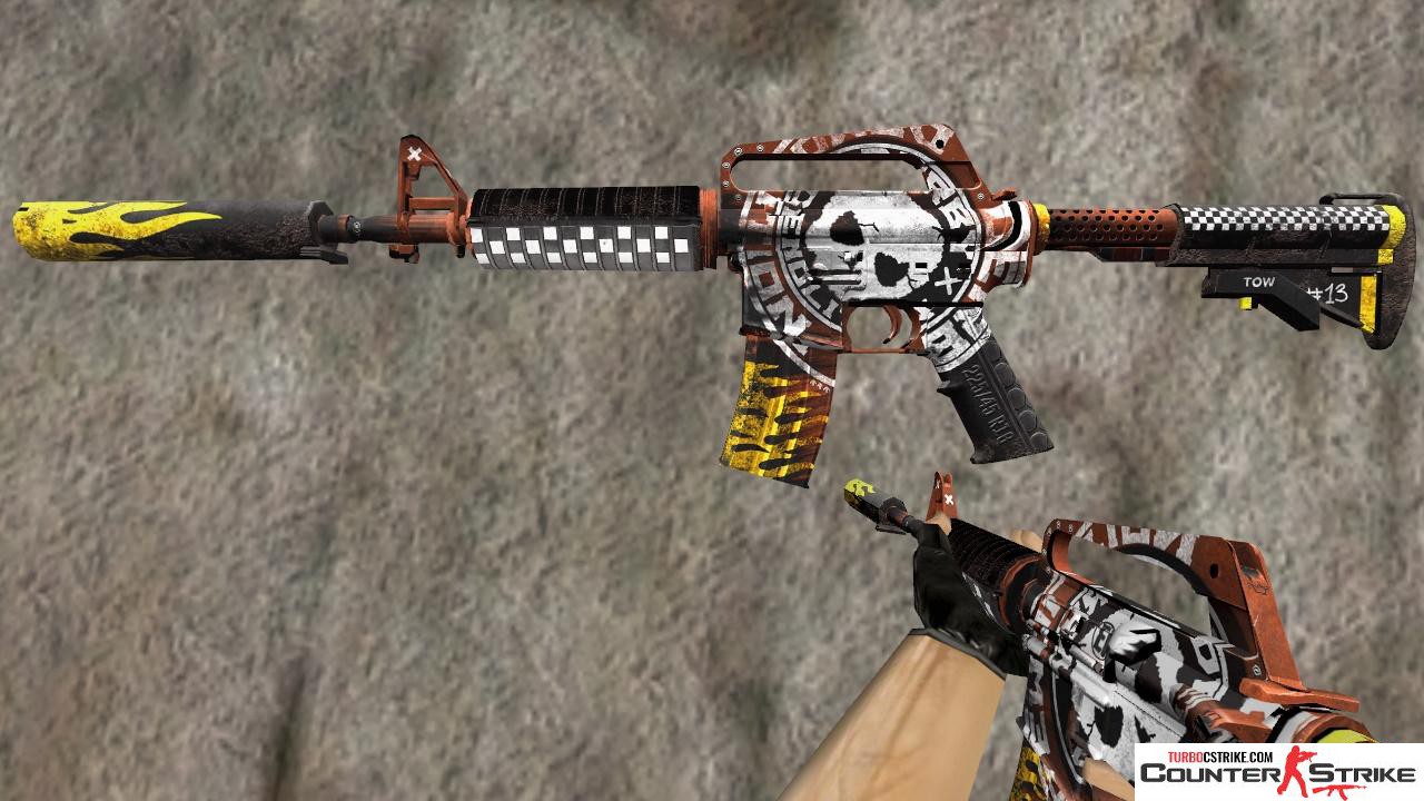 Стандартная модель HD M4A1 «Demolition Derby» для CS 1.6