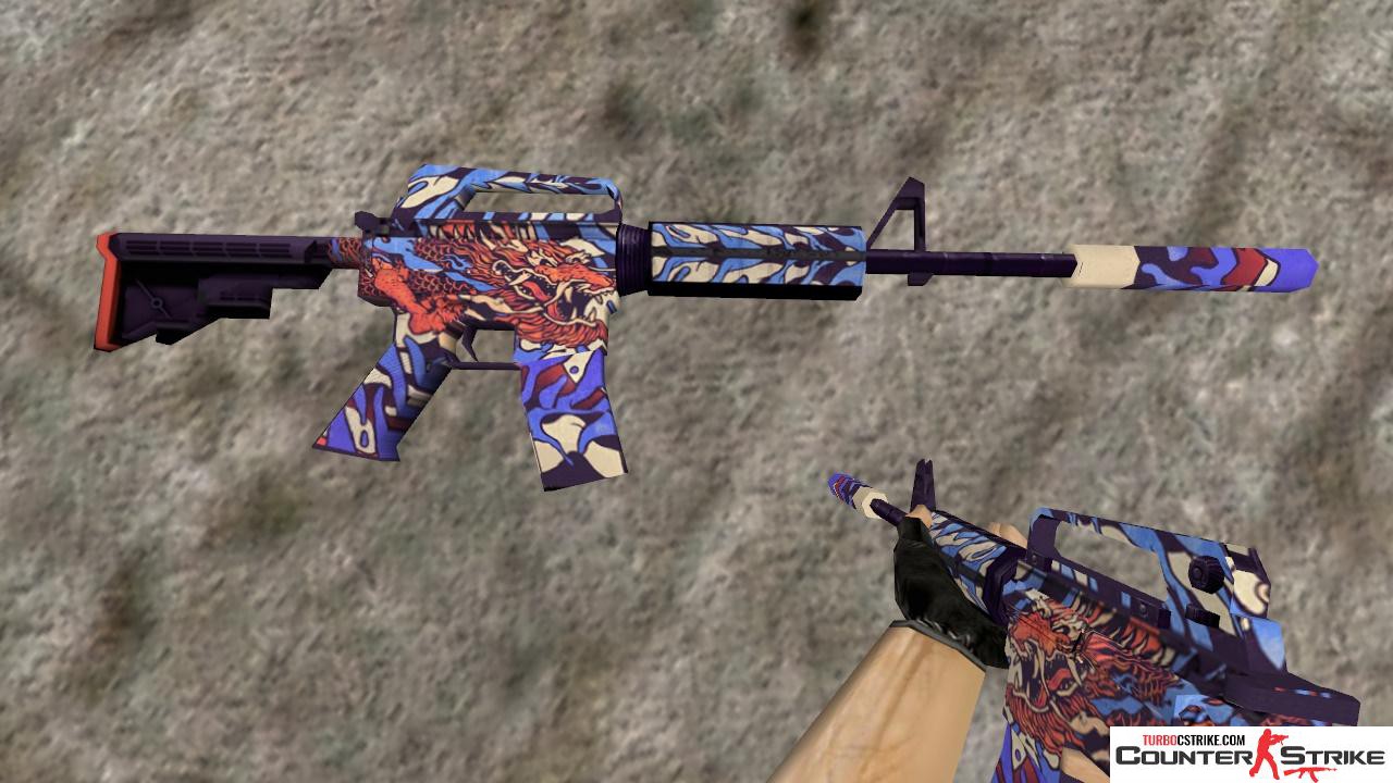 Стандартная модель M4A1 «Dragon King» для CS 1.6