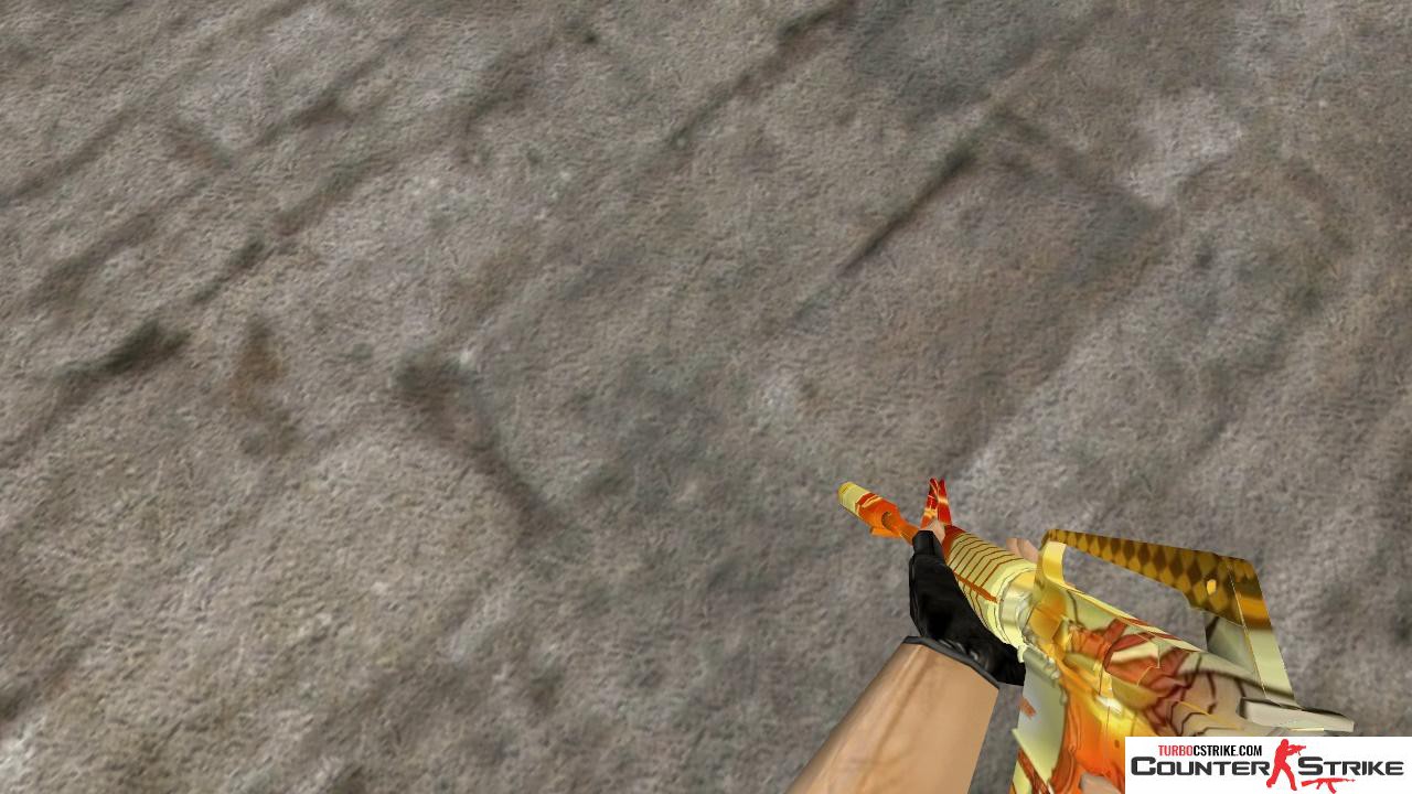 Стандартная модель M4A1 «Dragon Lore» для CS 1.6