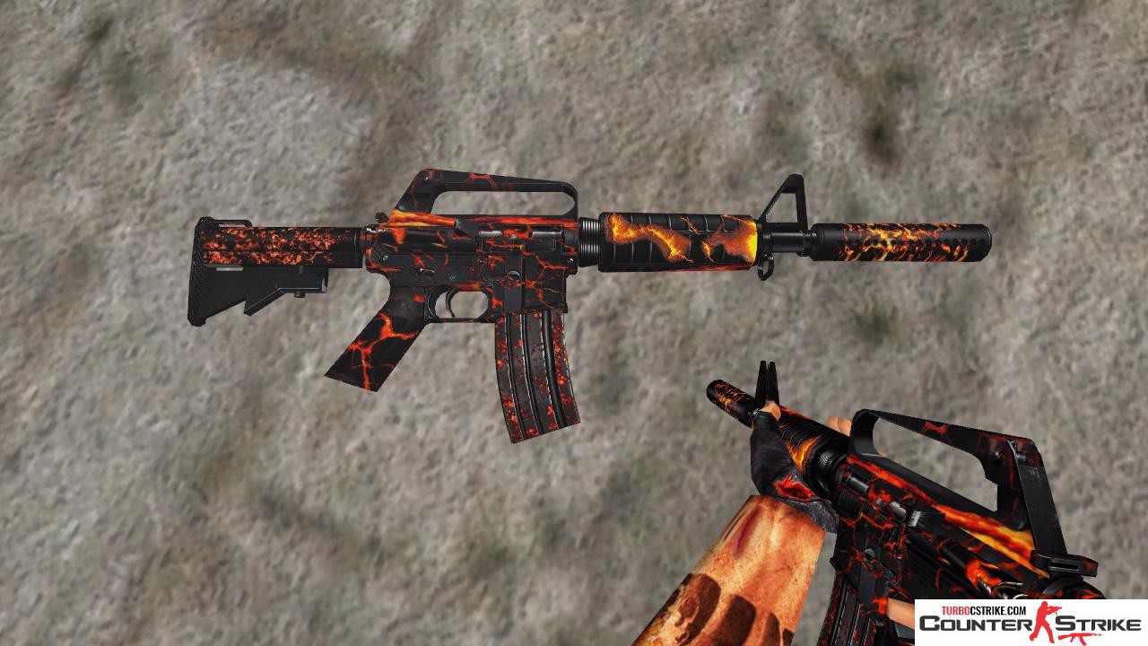 Стандартная модель M4A1 «Fire» для CS 1.6