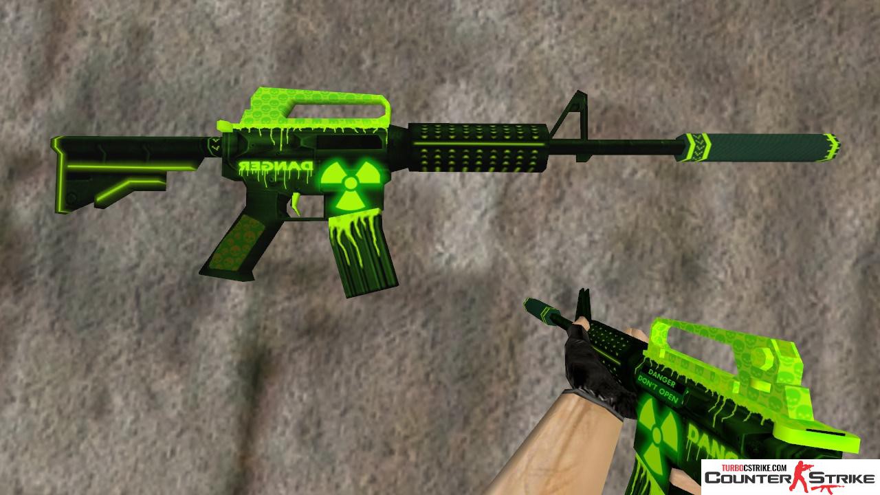 Стандартная модель M4A1 «Nuclear Leek» для CS 1.6