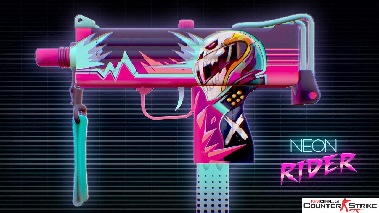 Модель MAC-10 «Neon Rider» для CS 1.6