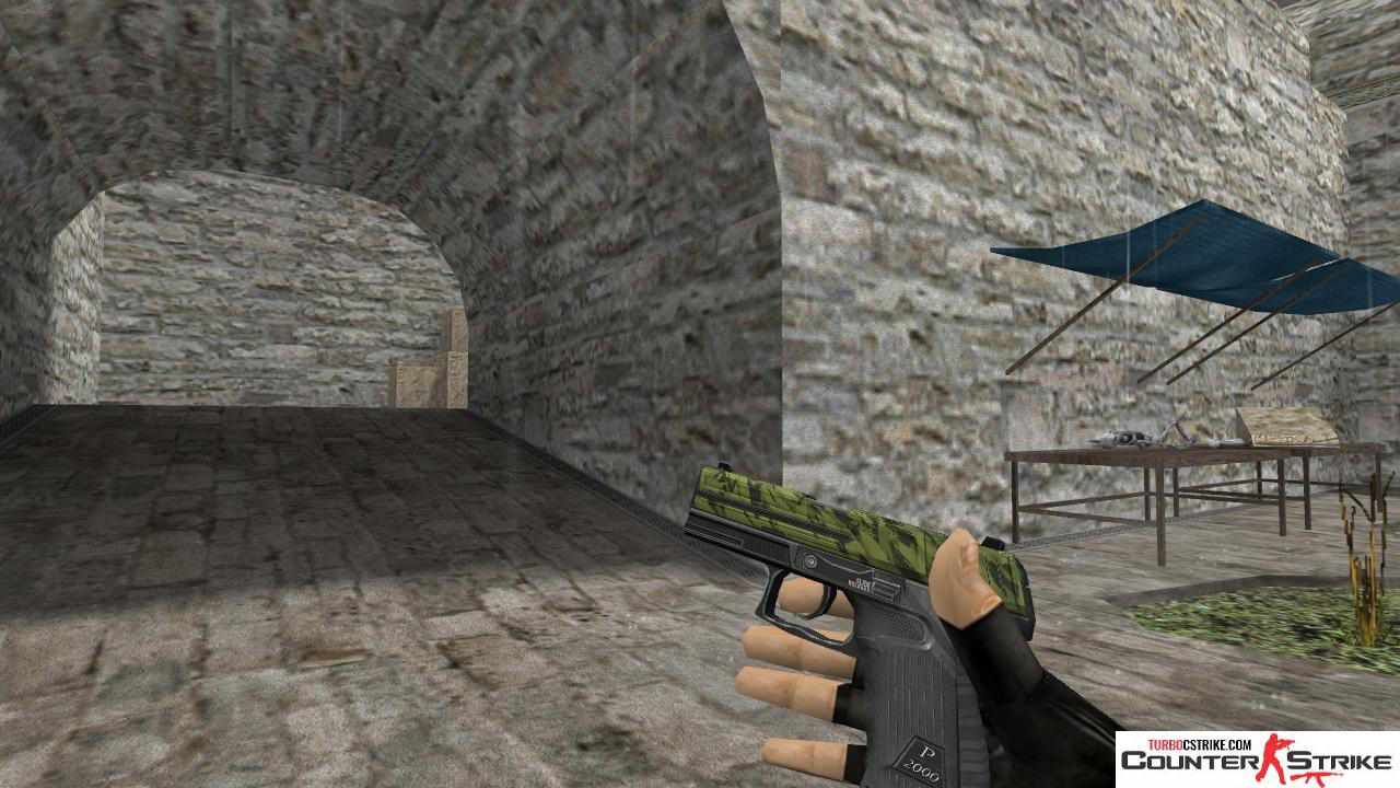Модель HD P2000 «Jungle Tiger» для CS 1.6