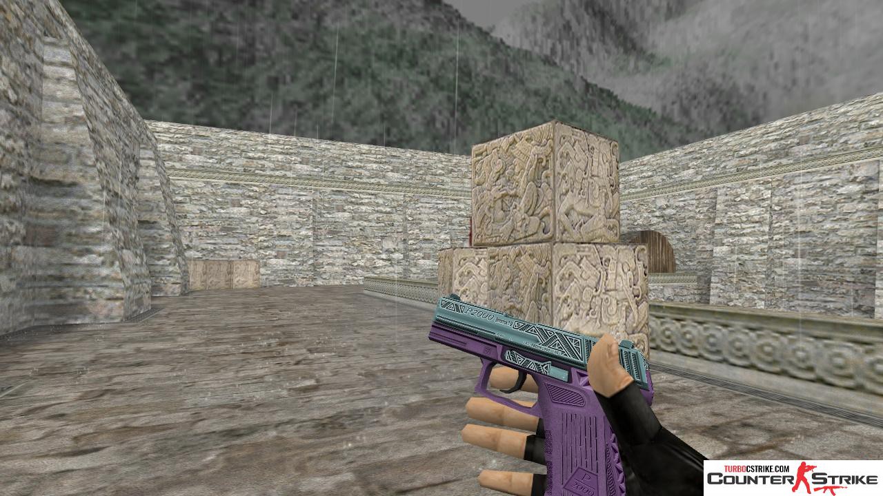 Модель HD P2000 «Tread Purple» для CS 1.6