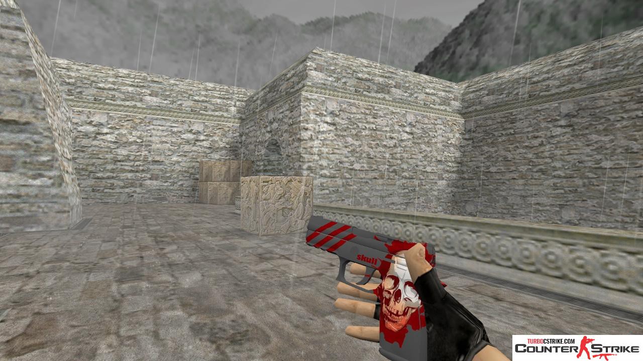 Модель HD P250 «Bloody Skull» для CS 1.6
