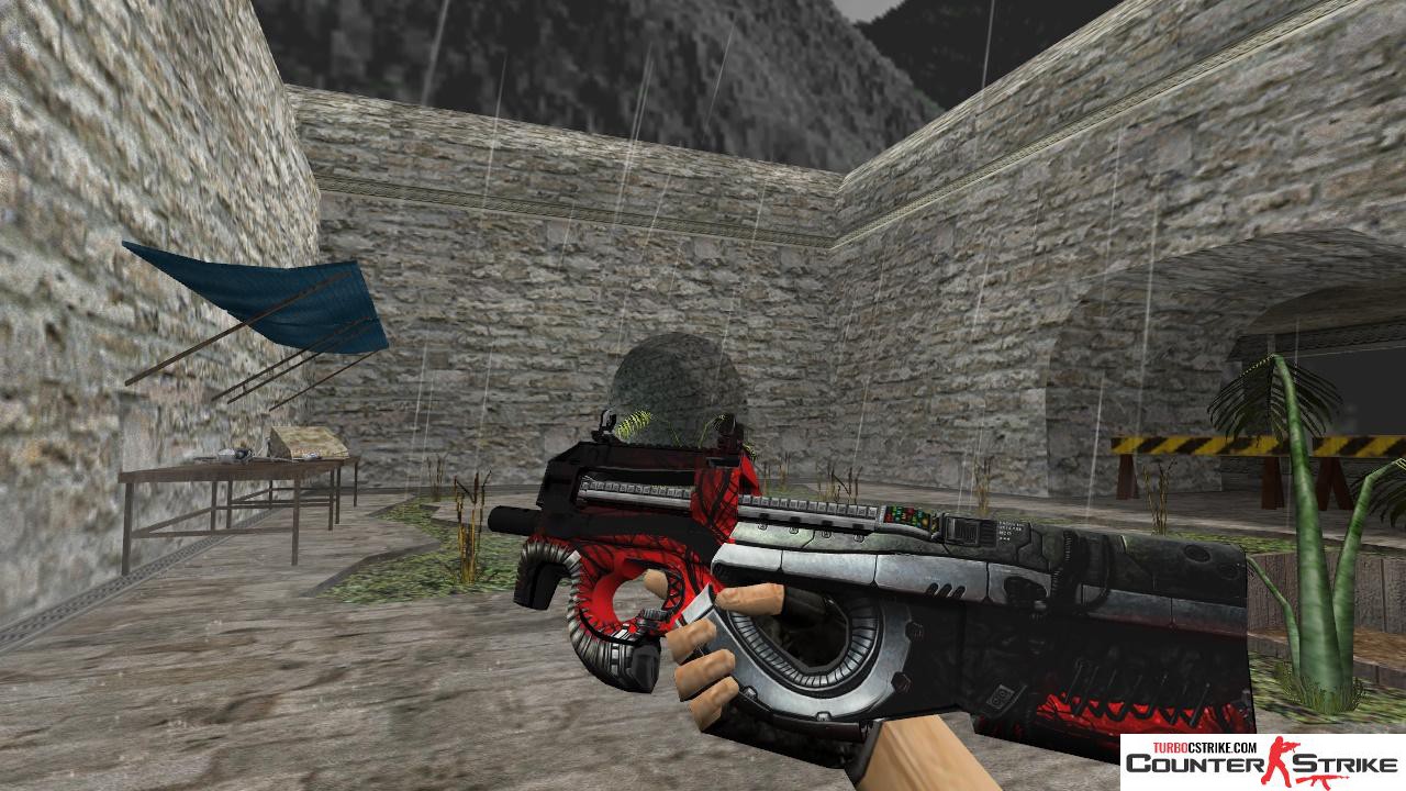 Модель HD P90 «Eye Spy» с анимацией осмотра для CS 1.6