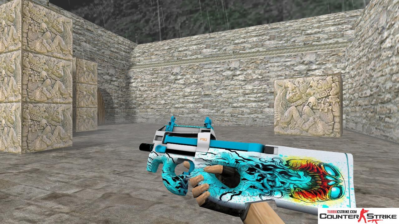 Модель HD P90 «Vladem Skull» для CS 1.6