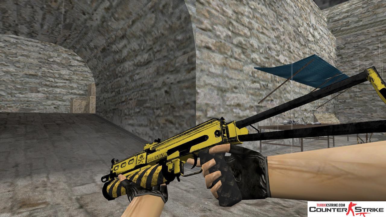 Модель HD PP-19 Bizon «Death Warning» для CS 1.6