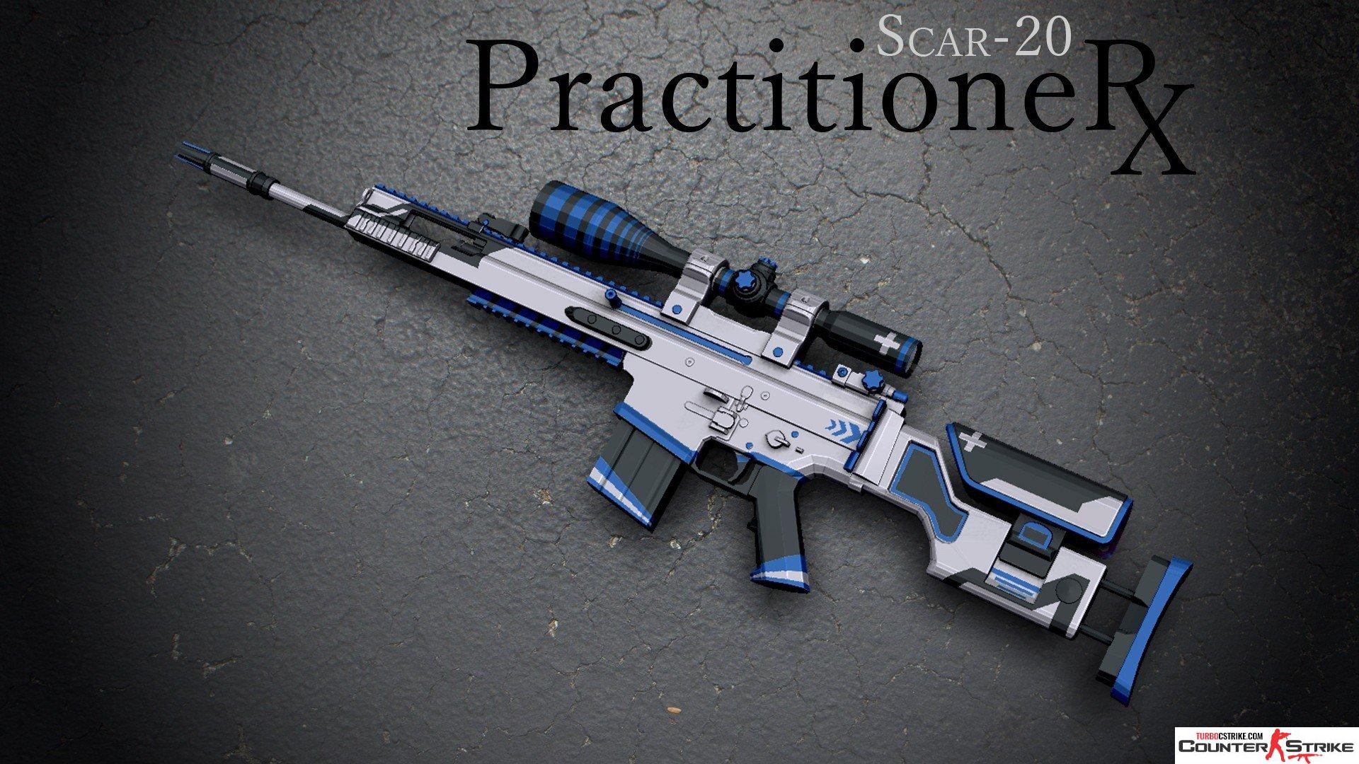 Модель SG 550 «Scar-20 - PractitionerX» для CS 1.6