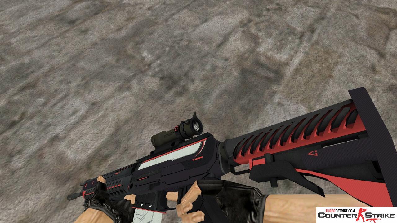 Модель HD SG 553 «Cyrex» с анимацией осмотра для CS 1.6