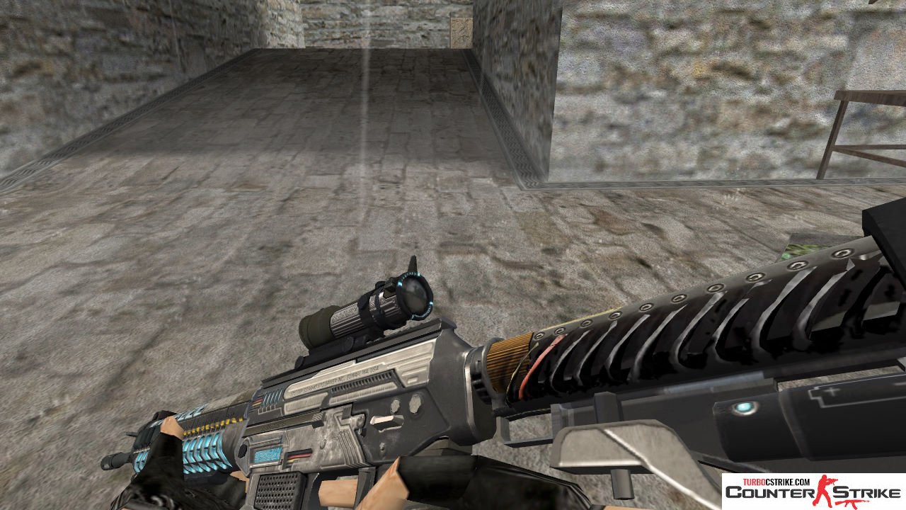 Модель HD SG 553 «Gauss Rifle» для CS 1.6