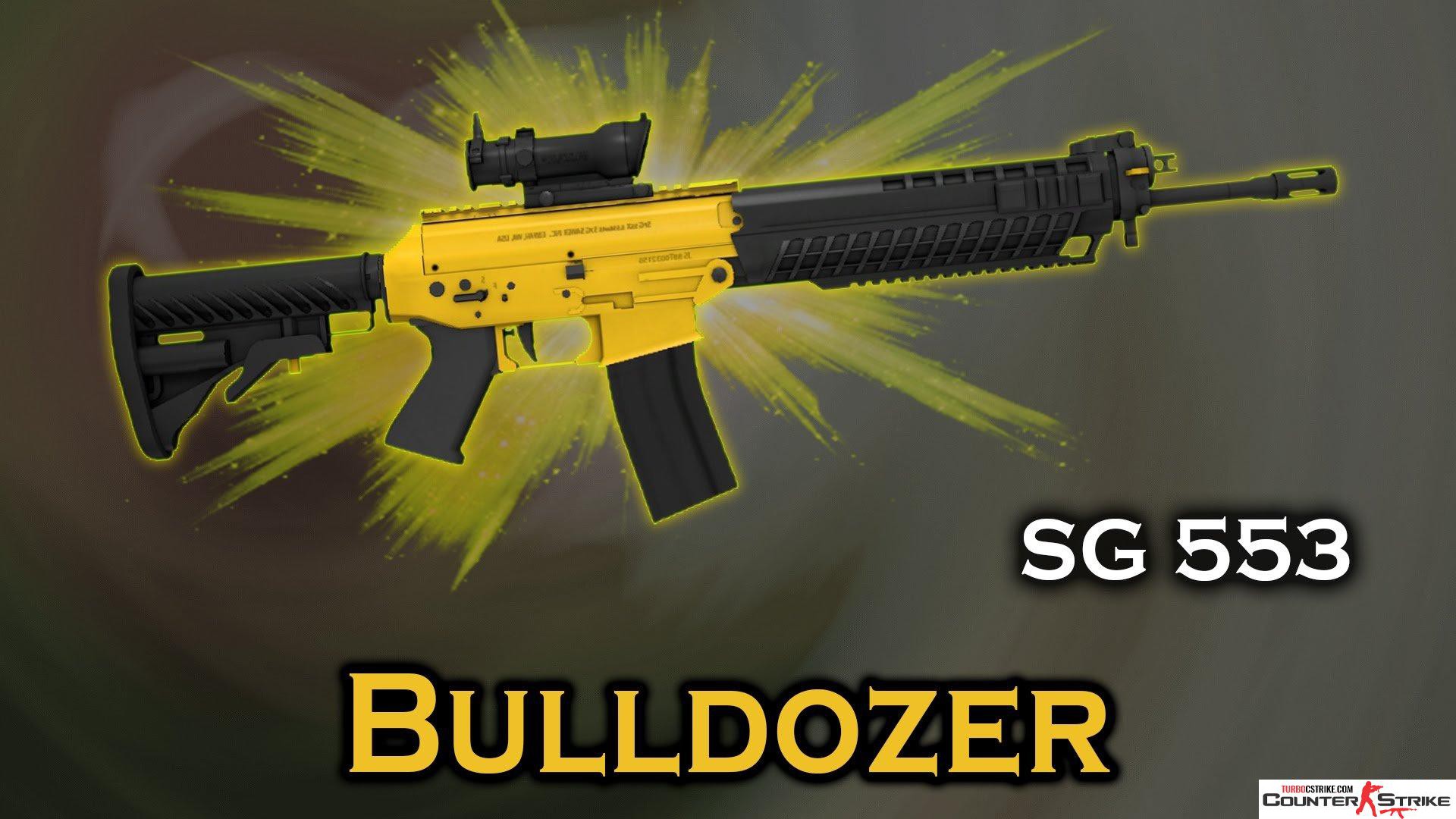 Модель SG 553 «Бульдозер» для CS 1.6