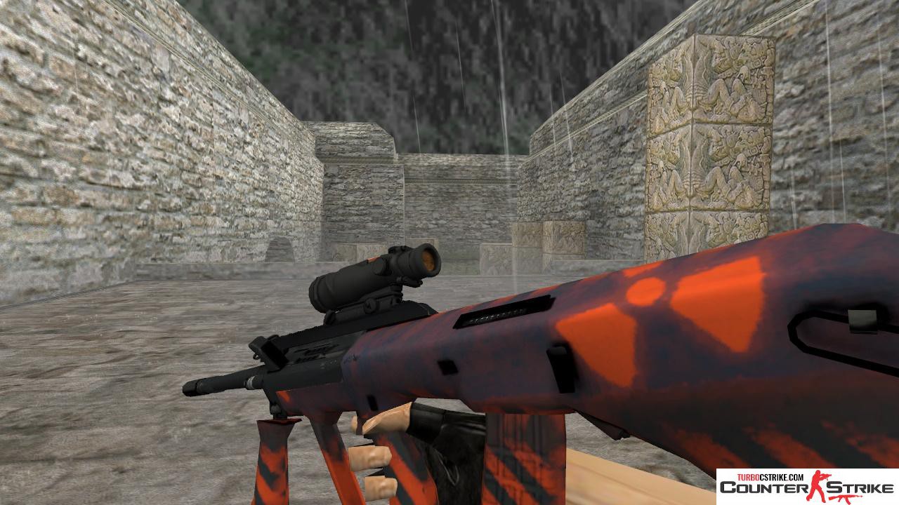 Модель HD AUG «Radiation Hazard» для CS 1.6