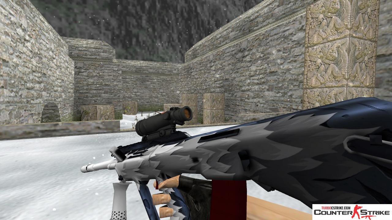 Модель HD AUG «White Fang» для CS 1.6