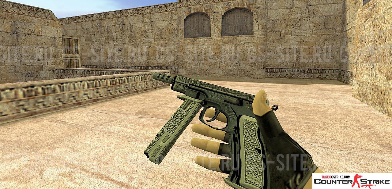 Модель CZ75-Auto «Imprint» с анимацией осмотра для CS 1.6
