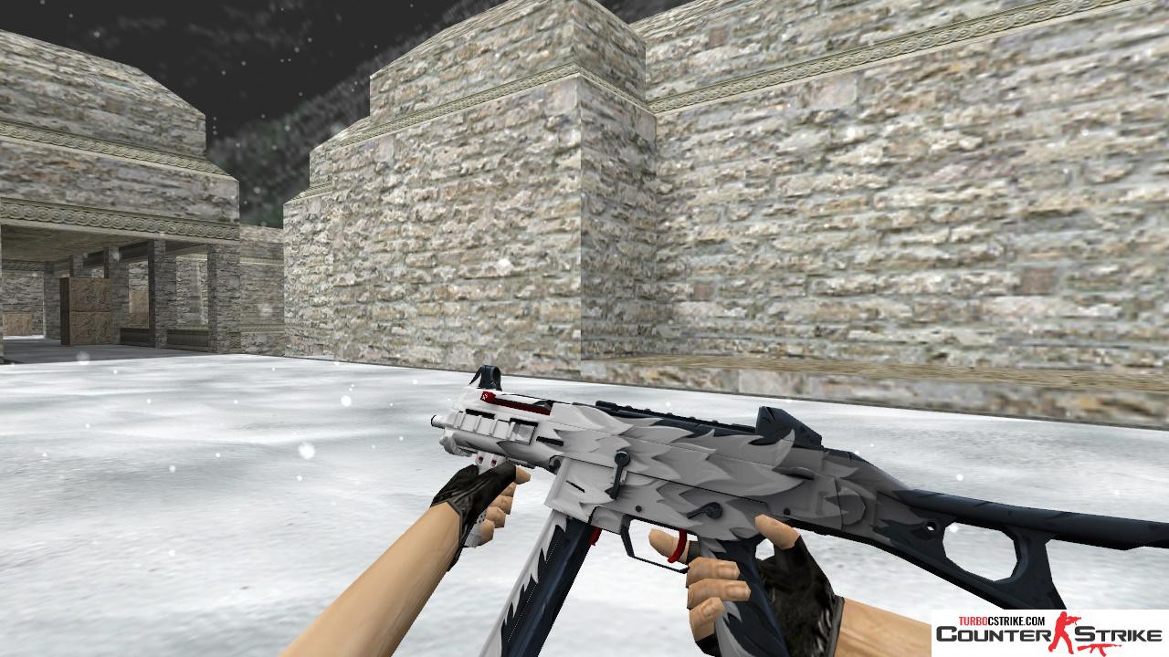 Модель HD UMP-45 «White Fang» для CS 1.6