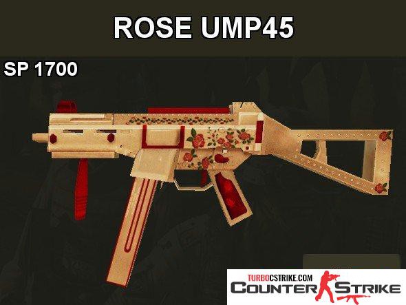 Модель UMP45 «Rose» для CS 1.6