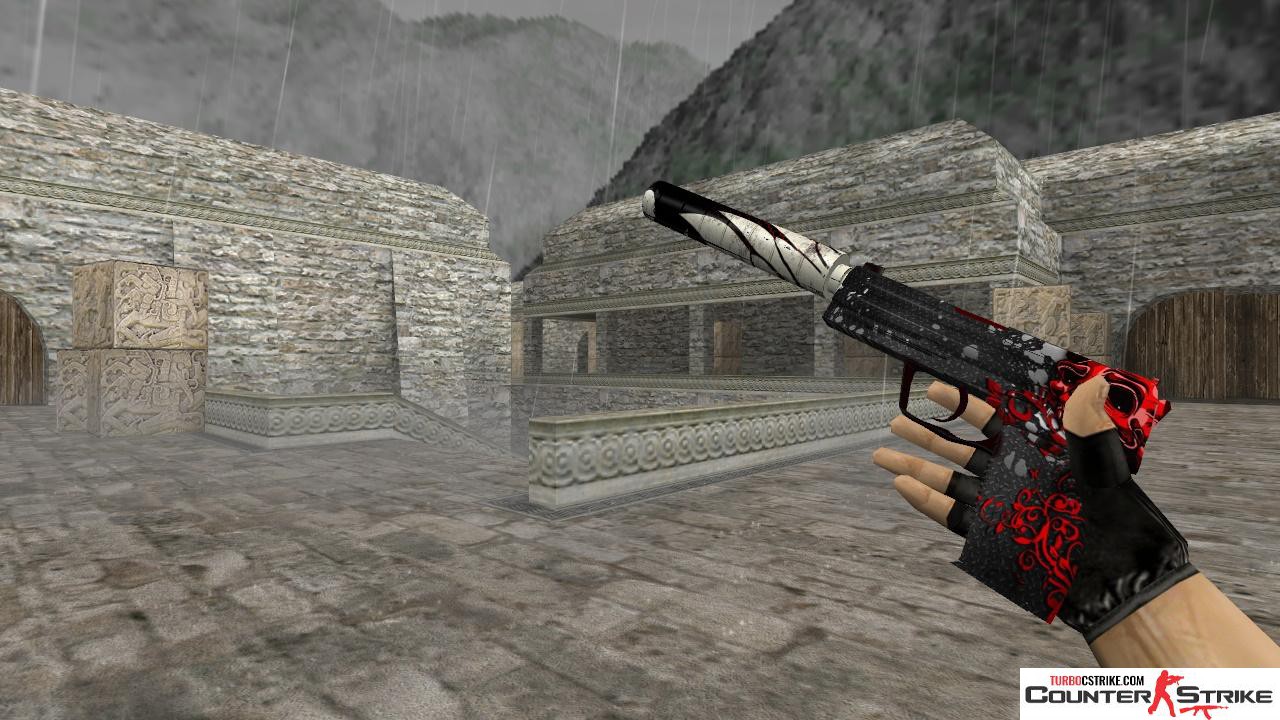 Модель HD USP «De Jackal» с анимацией осмотра для CS 1.6